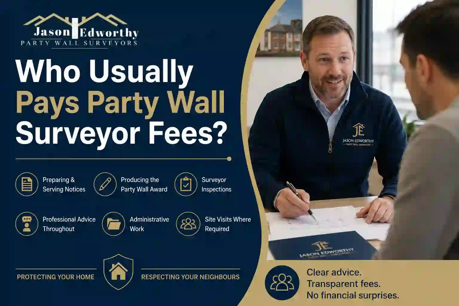 Who Usually Pays Party Wall Surveyor Fees Beaconsfield?