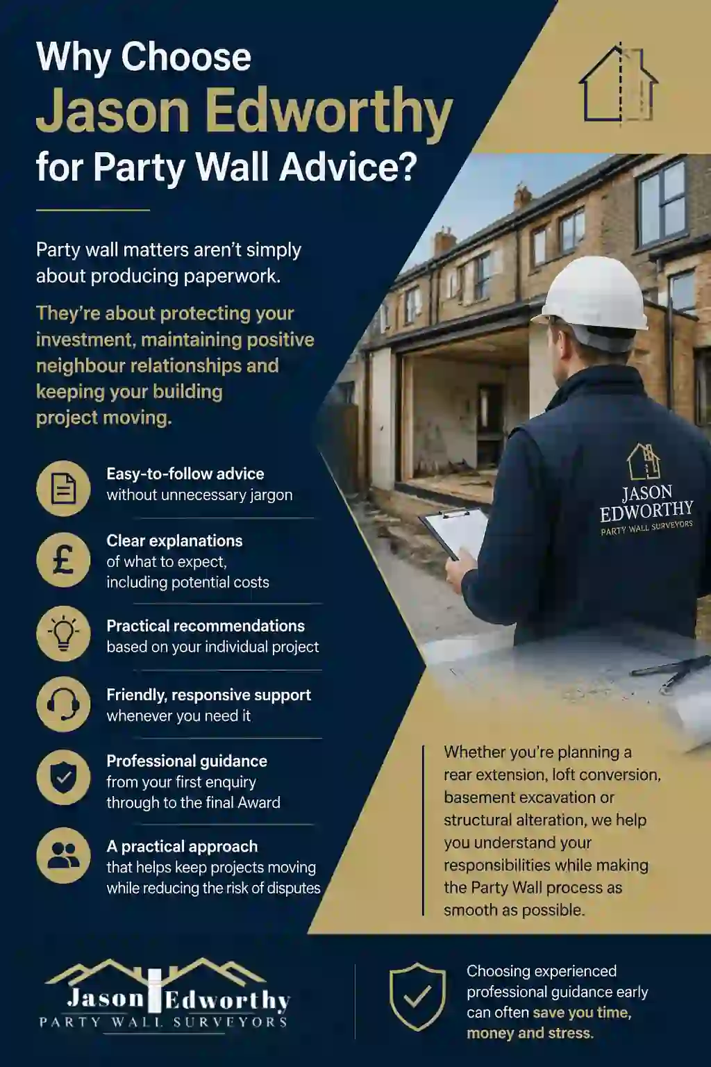 Why Choose Jason Edworthy for Party Wall Advice Beaconsfield?